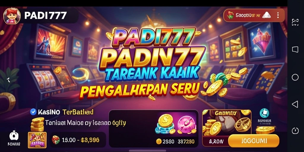 Screenshot PADI777 menampilkan tampilan menarik dari gameplay Kasino.