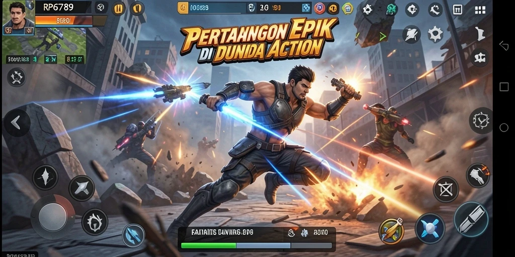 Tampilan gameplay RP6789 yang penuh aksi dan seru.